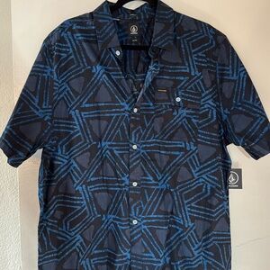 Volcom Men’s Batik Style Casual Shirt